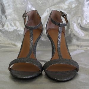 CALVIN KLEIN HEEL SHOES GRAY COLOR SIZE 7M